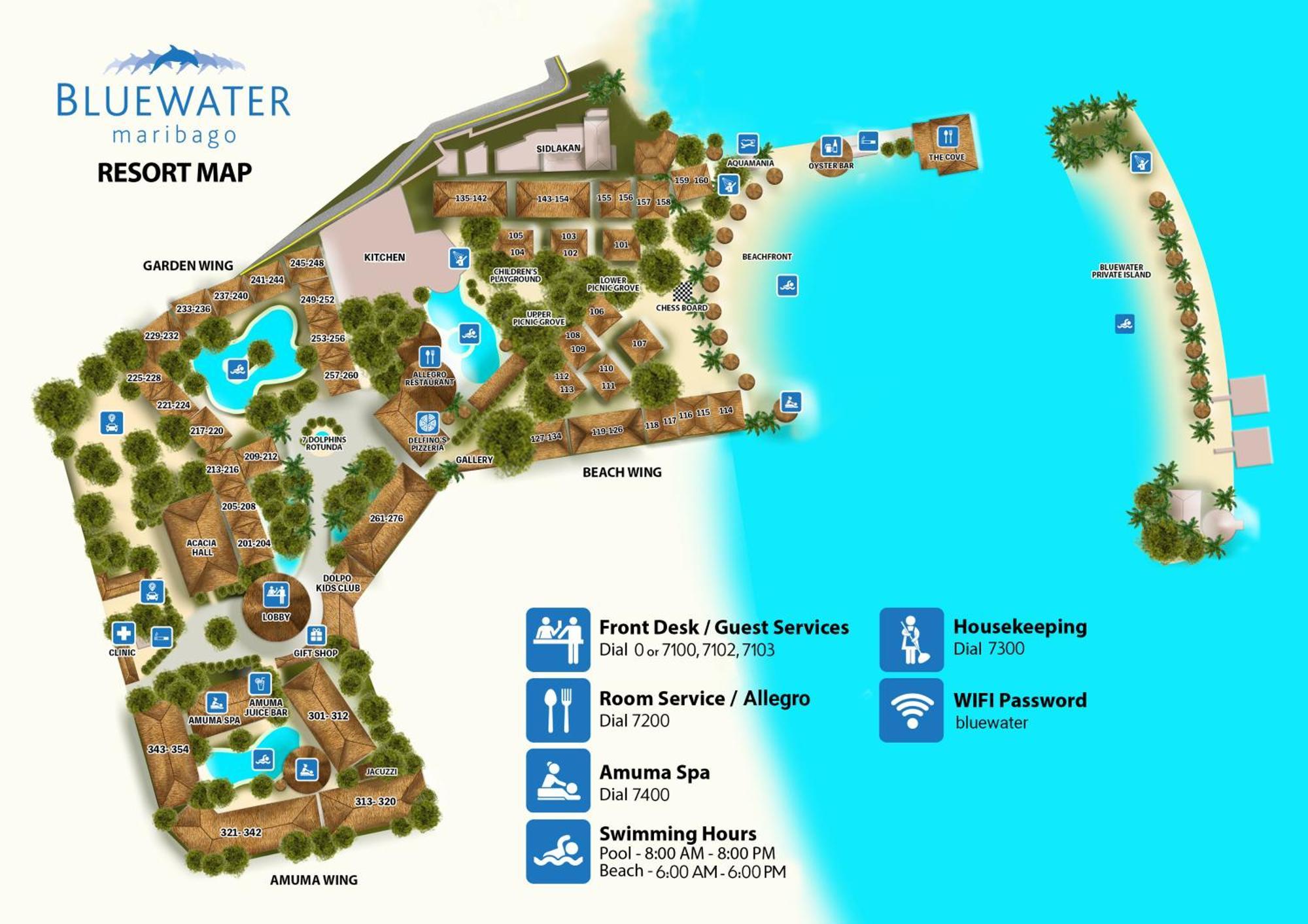 מקטאן Bluewater Maribago Beach Resort מראה חיצוני תמונה